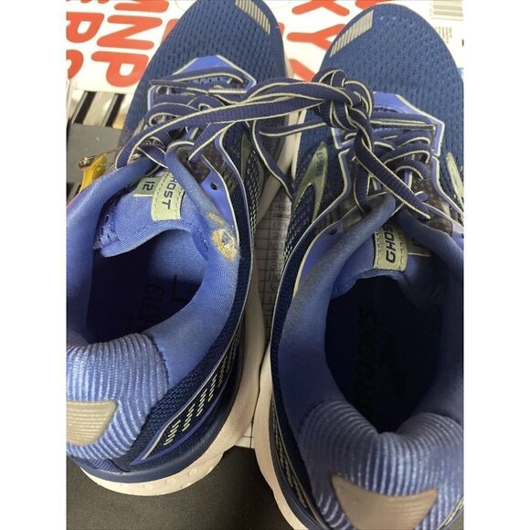 Brooks Womens Ghost 12 1203051B413 Blue Running Shoes Lace Up Low Top Size10.5 B - Picture 5 of 5